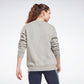 Reebok Identity Logo Fleece Crew Sweatshirt Medium Grey Heather