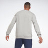 Reebok Identity Fleece Crew Sweatshirt Medium Grey Heather/Black
