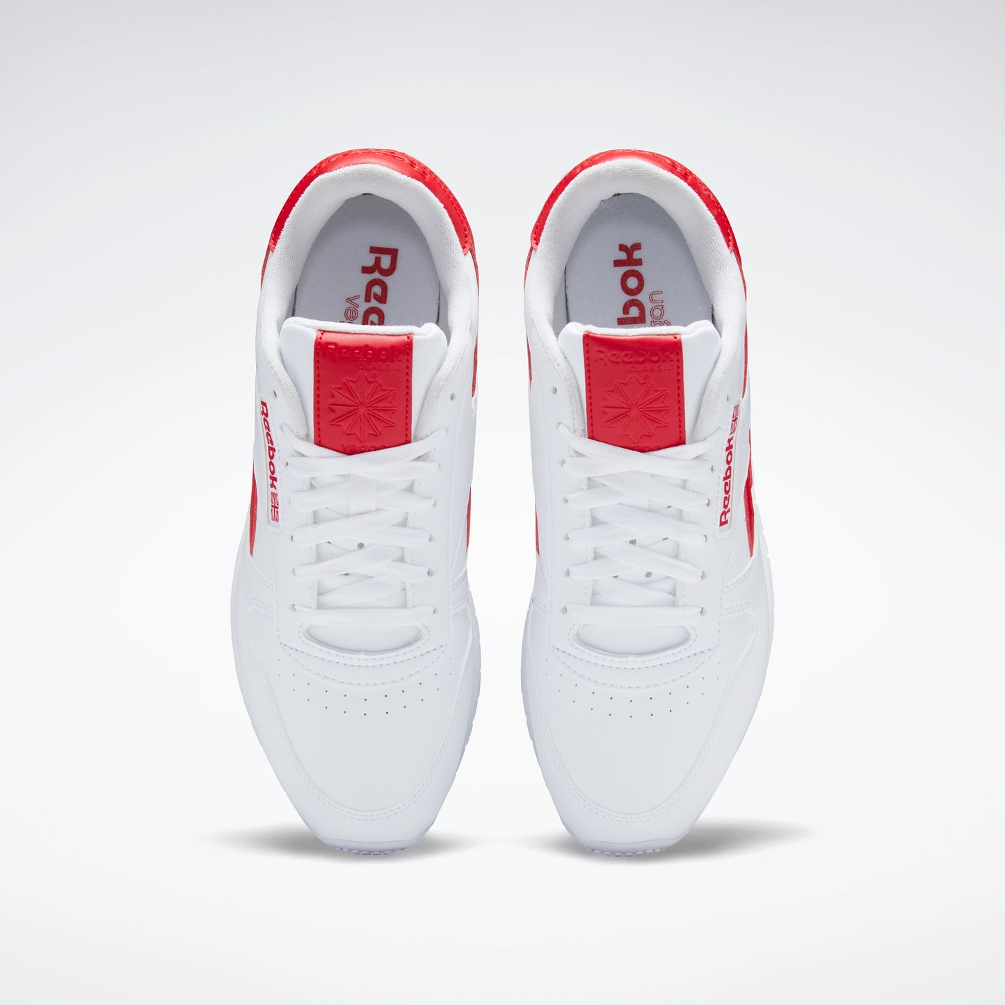 Classic Vegan Shoes White/Vector Red/White