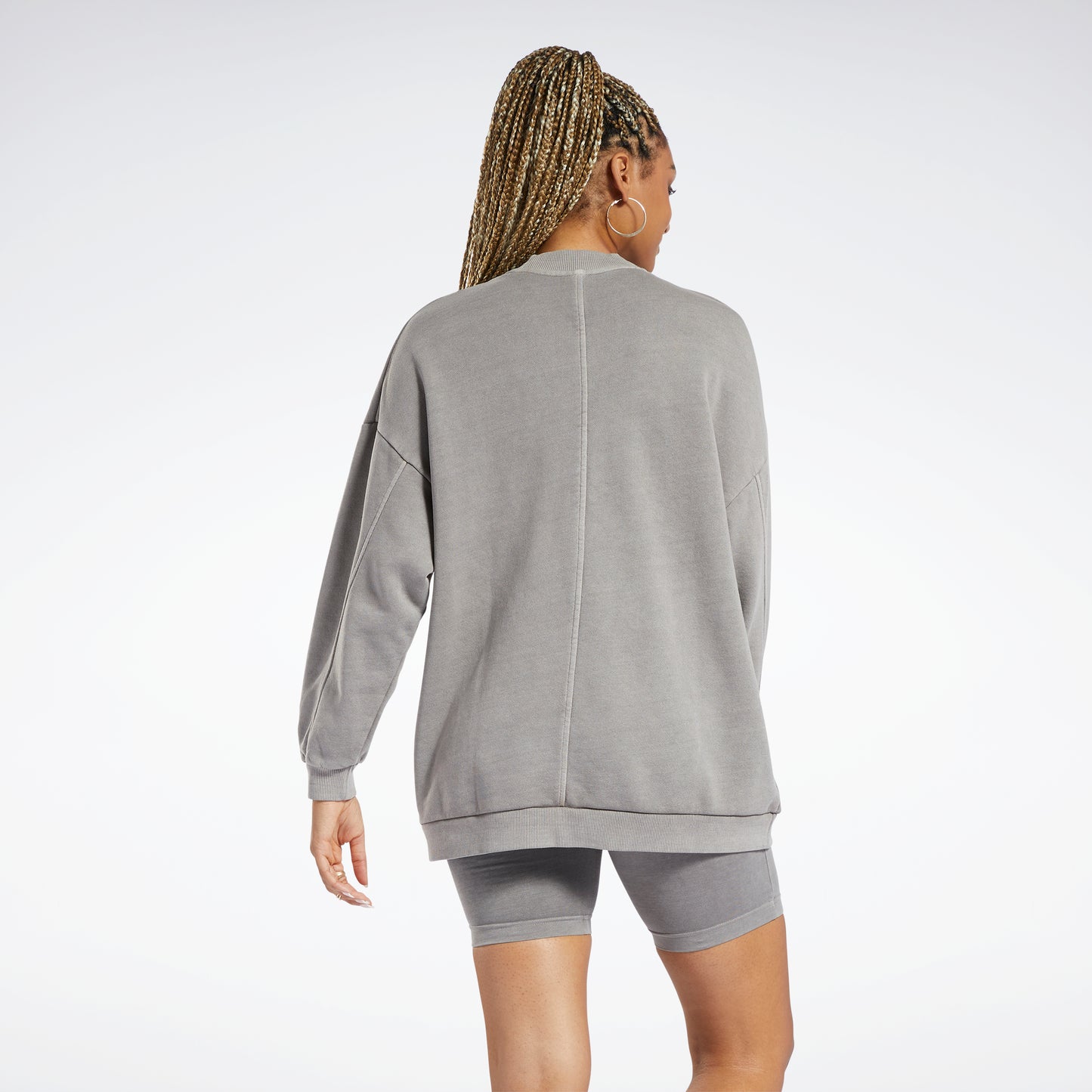 Reebok Classics Natural Dye Small Logo Crew Dress Boulder Grey