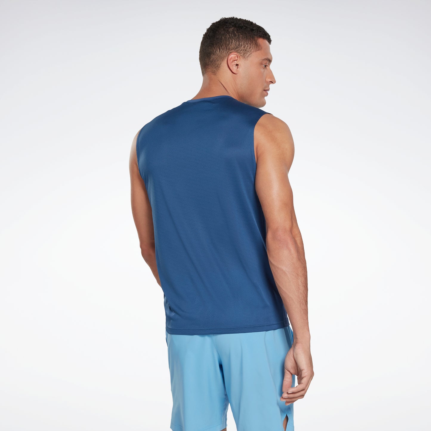 Workout Ready ACTIVCHILL Sleeveless T-Shirt Batik Blue