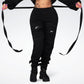 Cardi B Knit Joggers Black