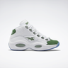 Question Mid Basketball Shoes White/Pine Green/White