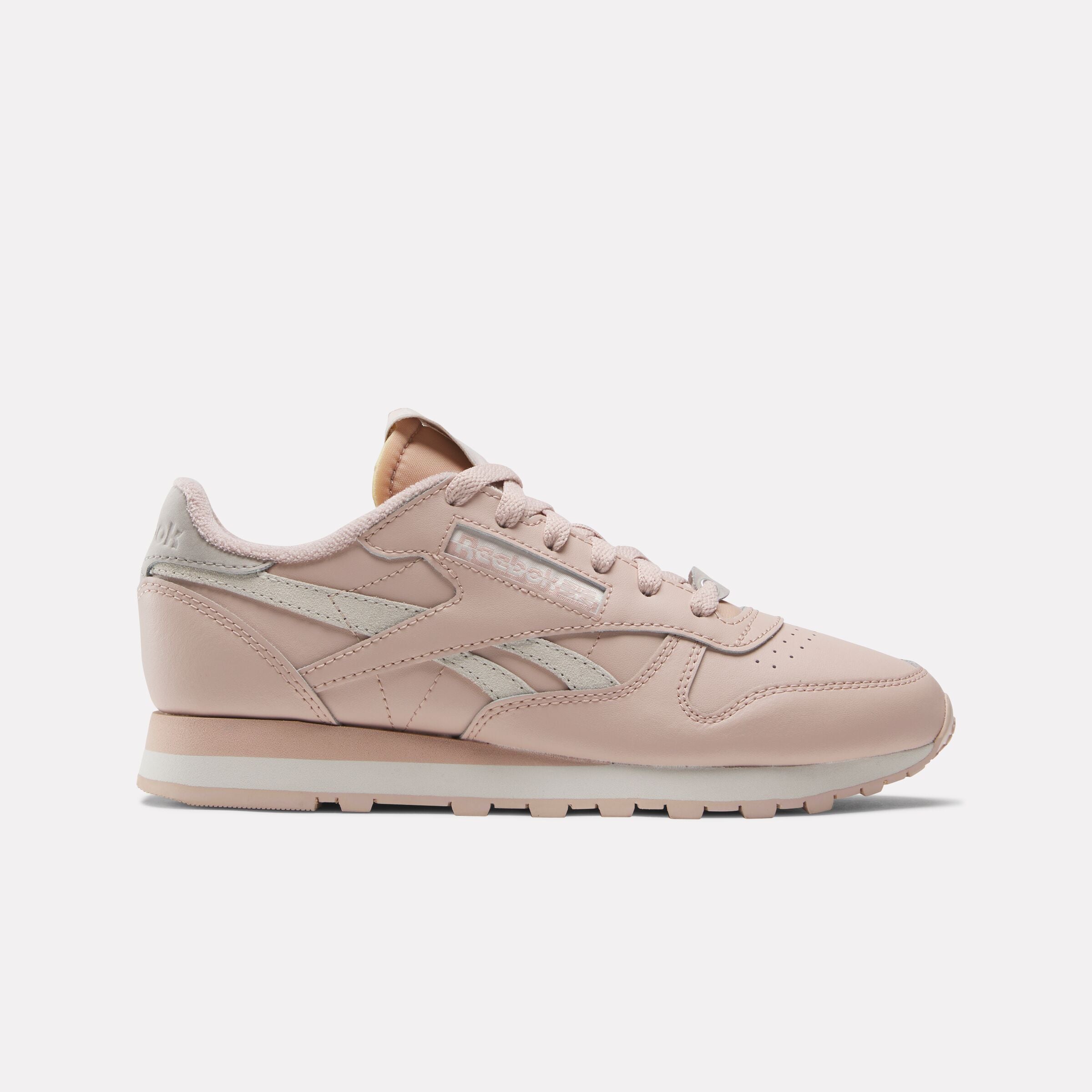 Reebok pink leather on sale