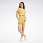 Classics Natural Dye Legging Shorts Bright Ochre