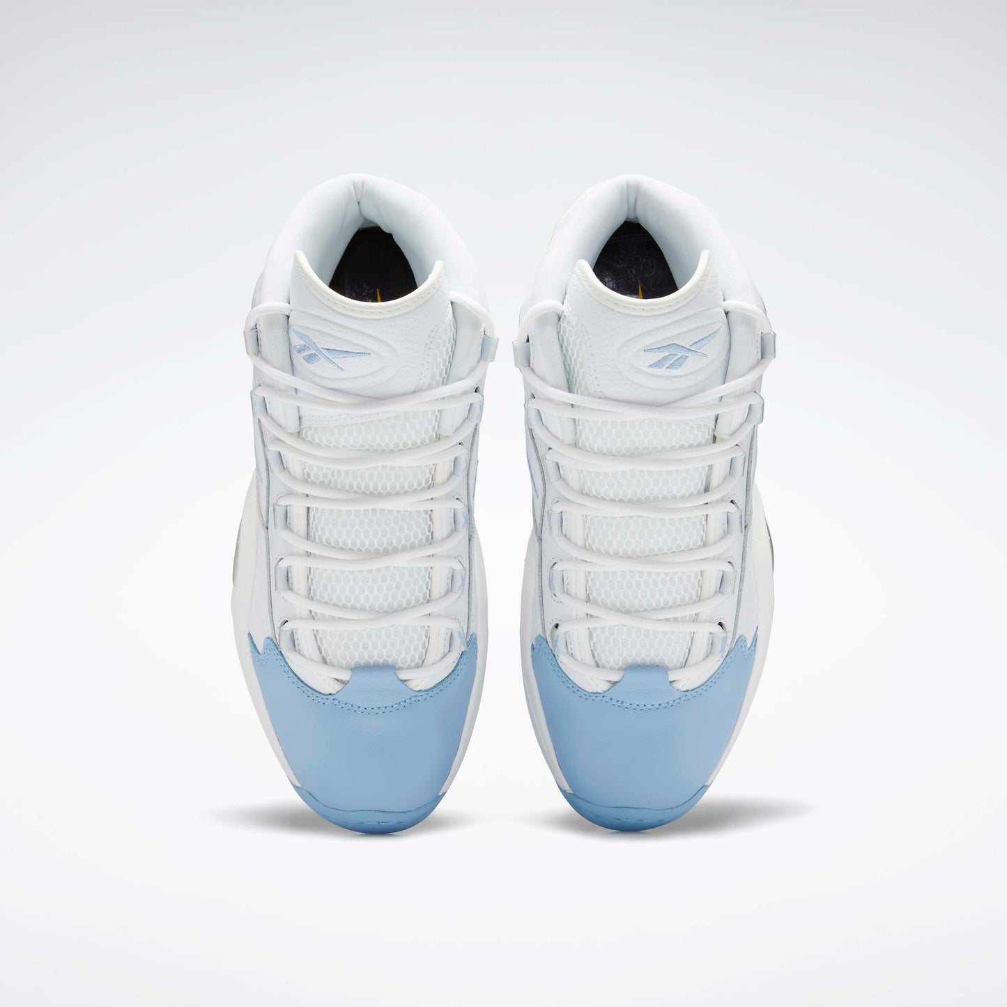 Question Mid Shoes White/Fluid Blue/Toxic Yellow