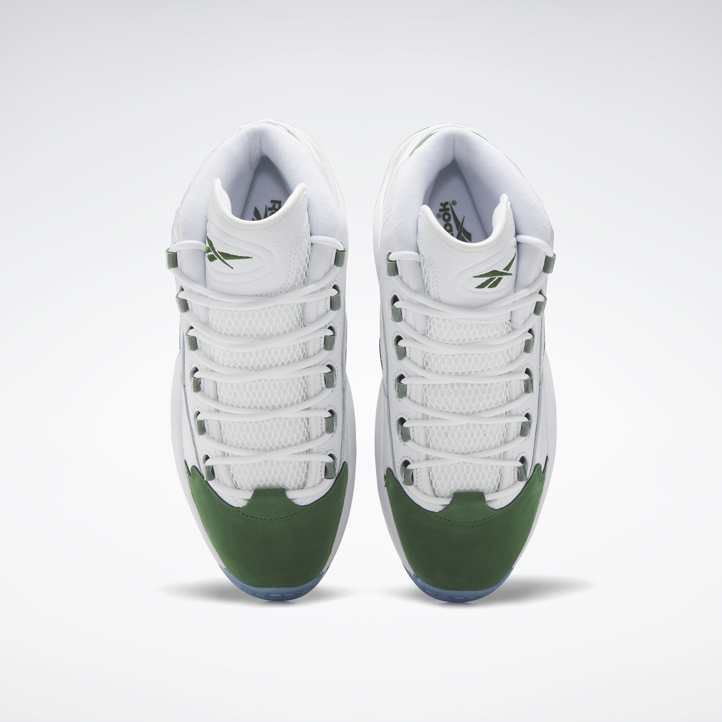 Question Mid Basketball Shoes White/Pine Green/White