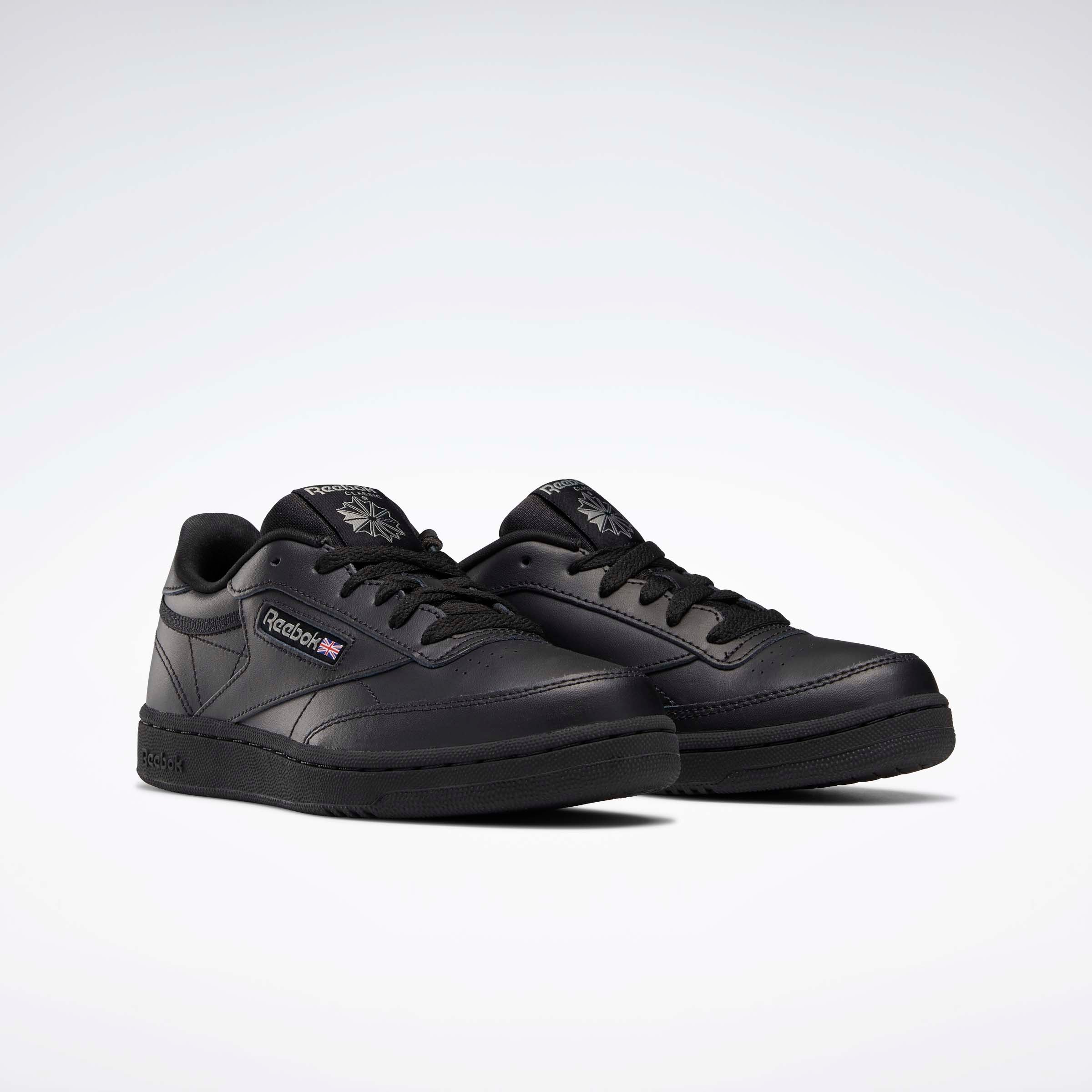 Club C Shoes Grade School Black Charcoal Int Reebok Australia