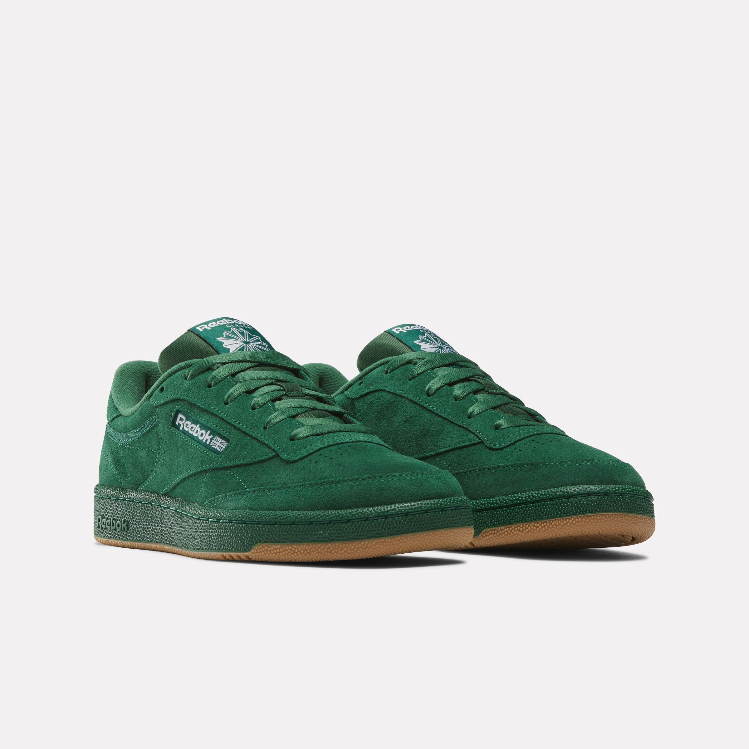 Green sale suede reebok