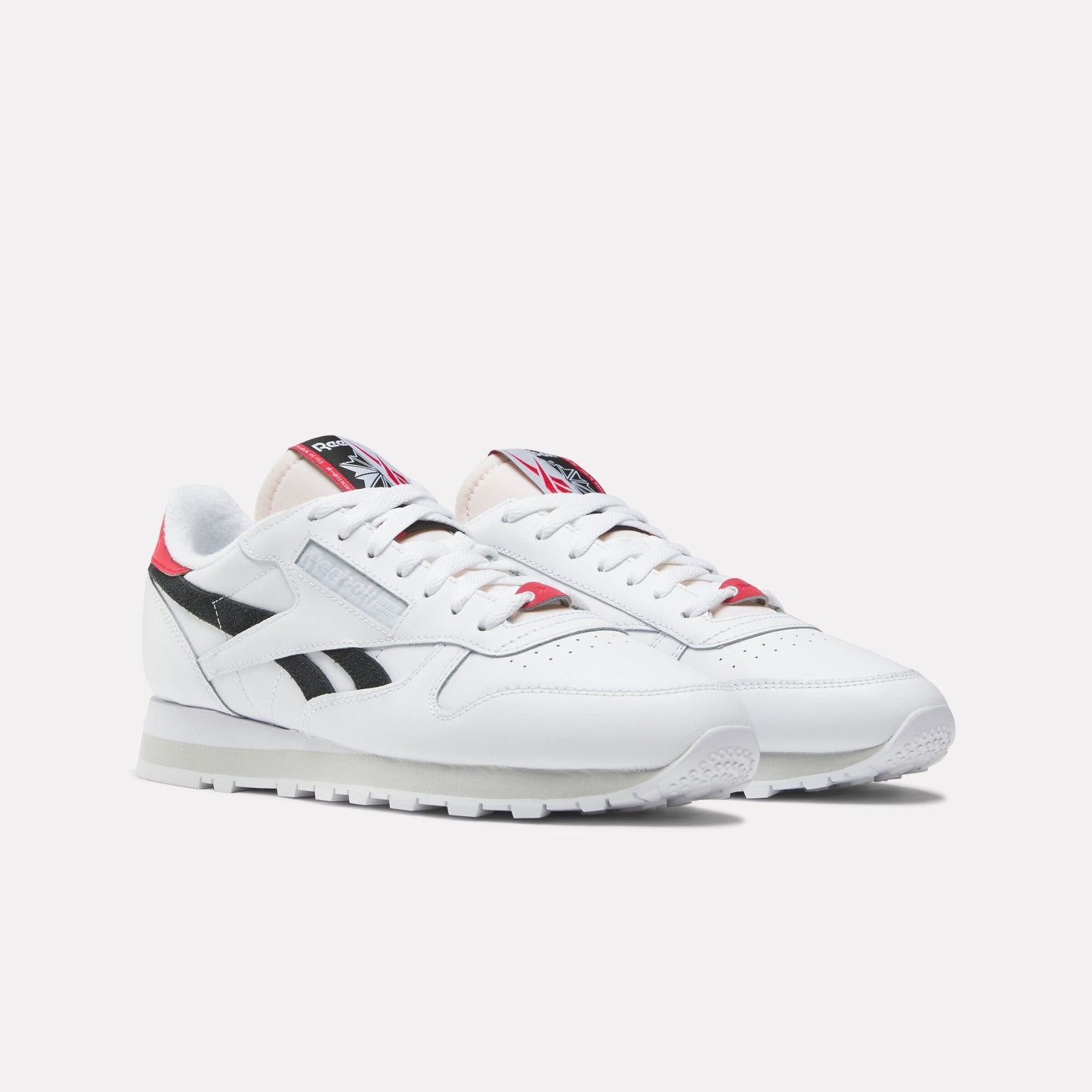 Classic Leather White/Black/Vector Red