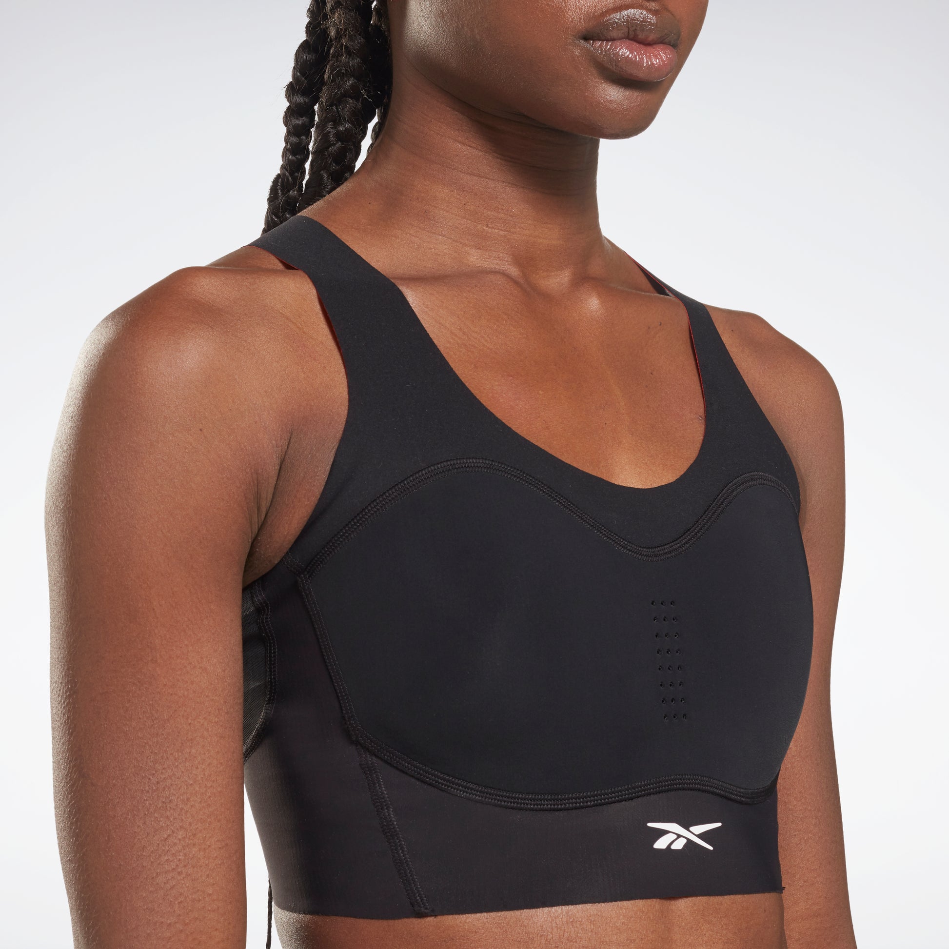 Reebok PureMove Women's Sports Bra Motion Sense In Black Size Large