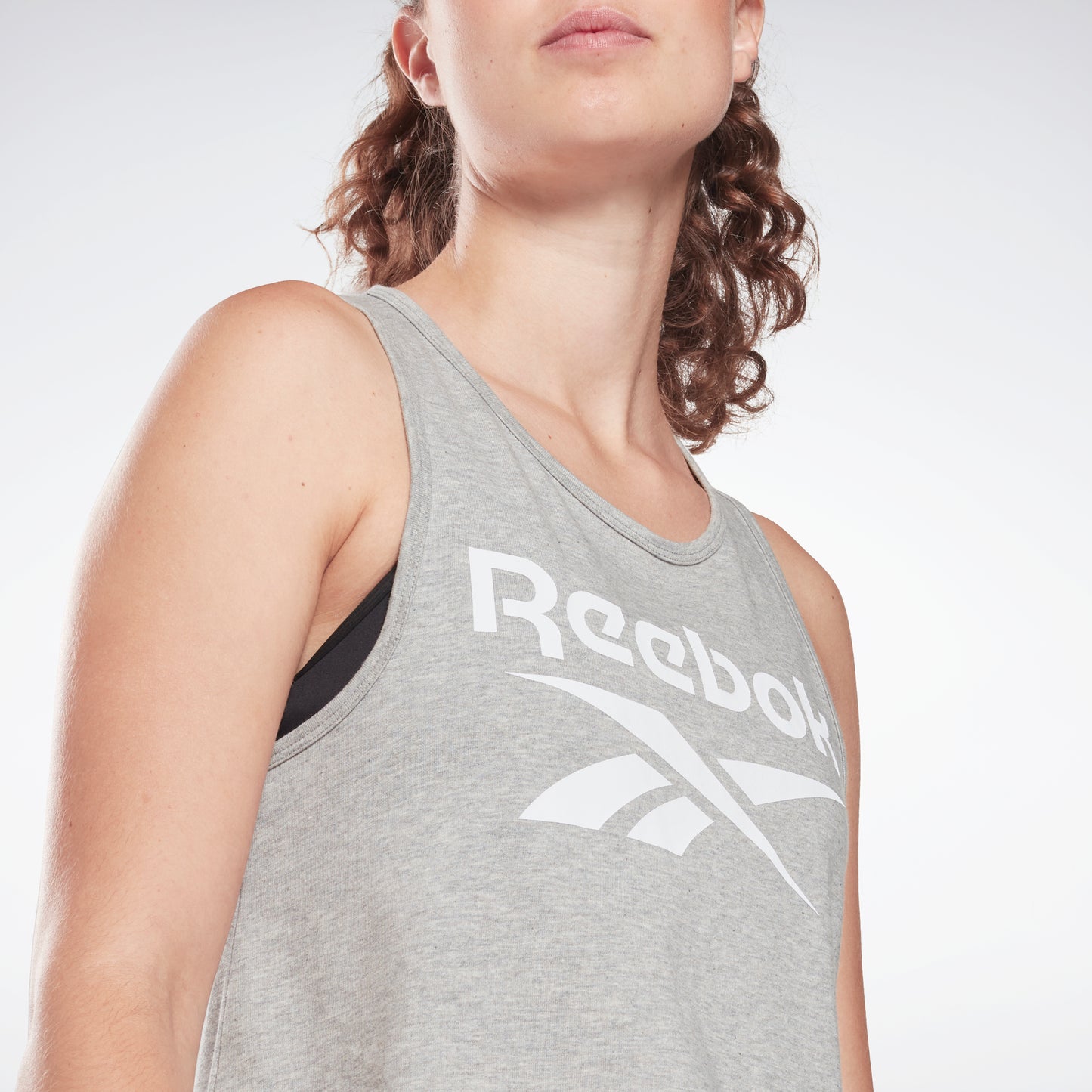 Reebok Identity Tank Top Medium Grey Heather