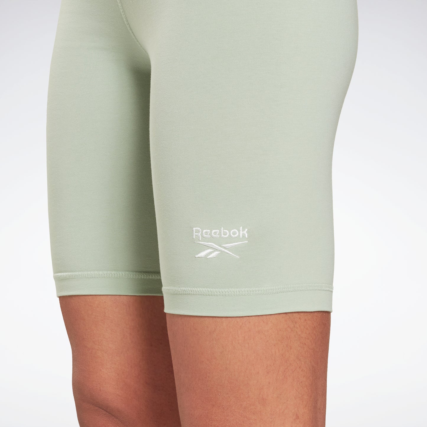 Reebok Identity Fitted Logo Shorts Light Sage