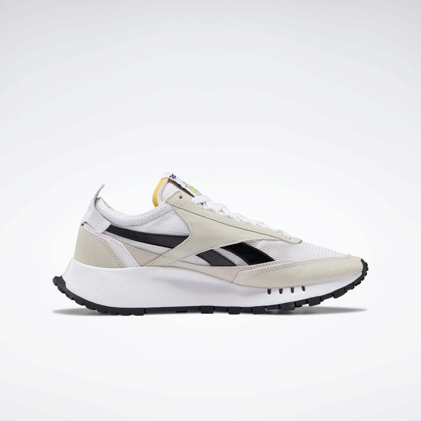 Classic Leather Legacy Shoes White/Black/Acid Yellow