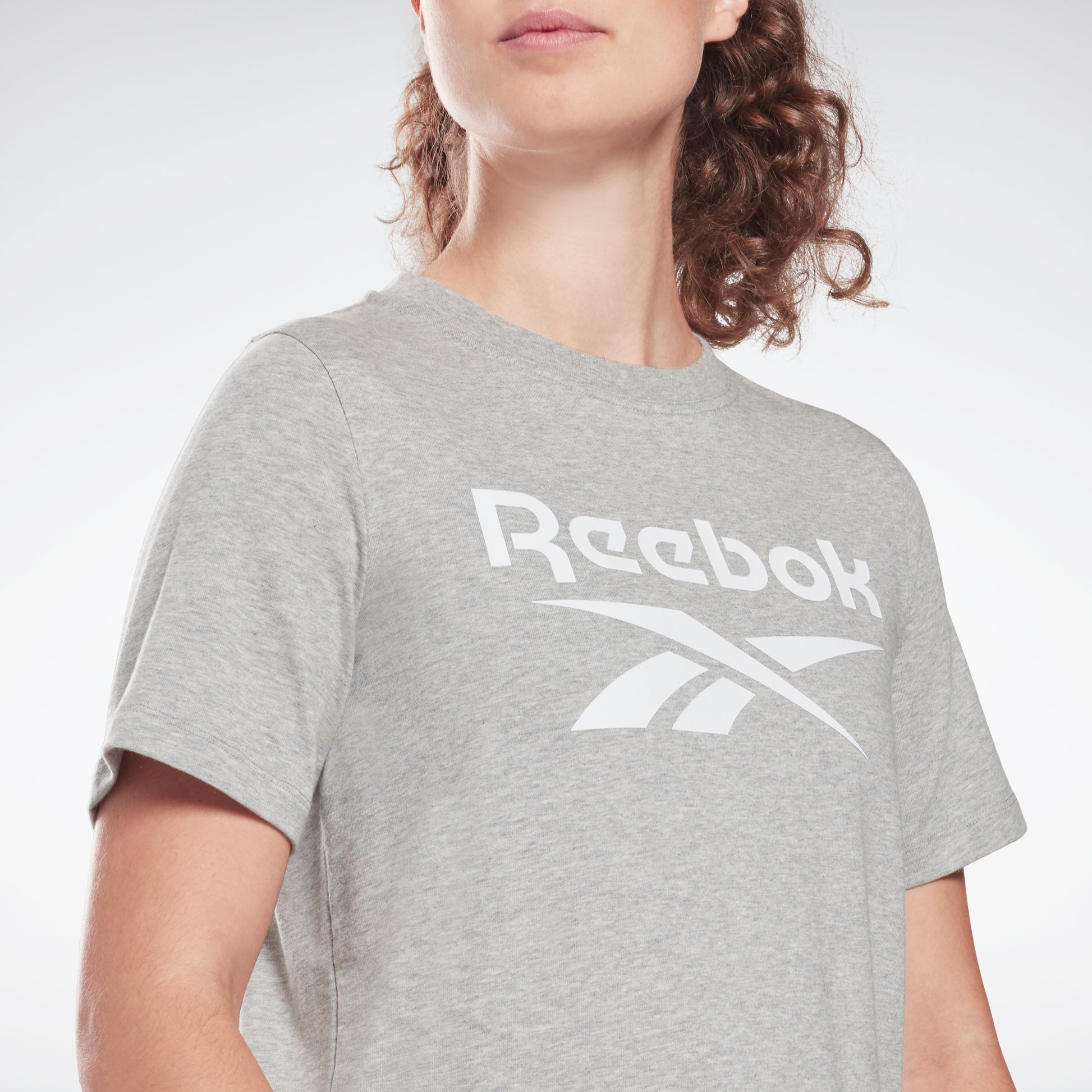 Reebok – Medium Identity T-Shirt Grey Australia Reebok Heather