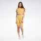 Classics Natural Dye Legging Shorts Bright Ochre