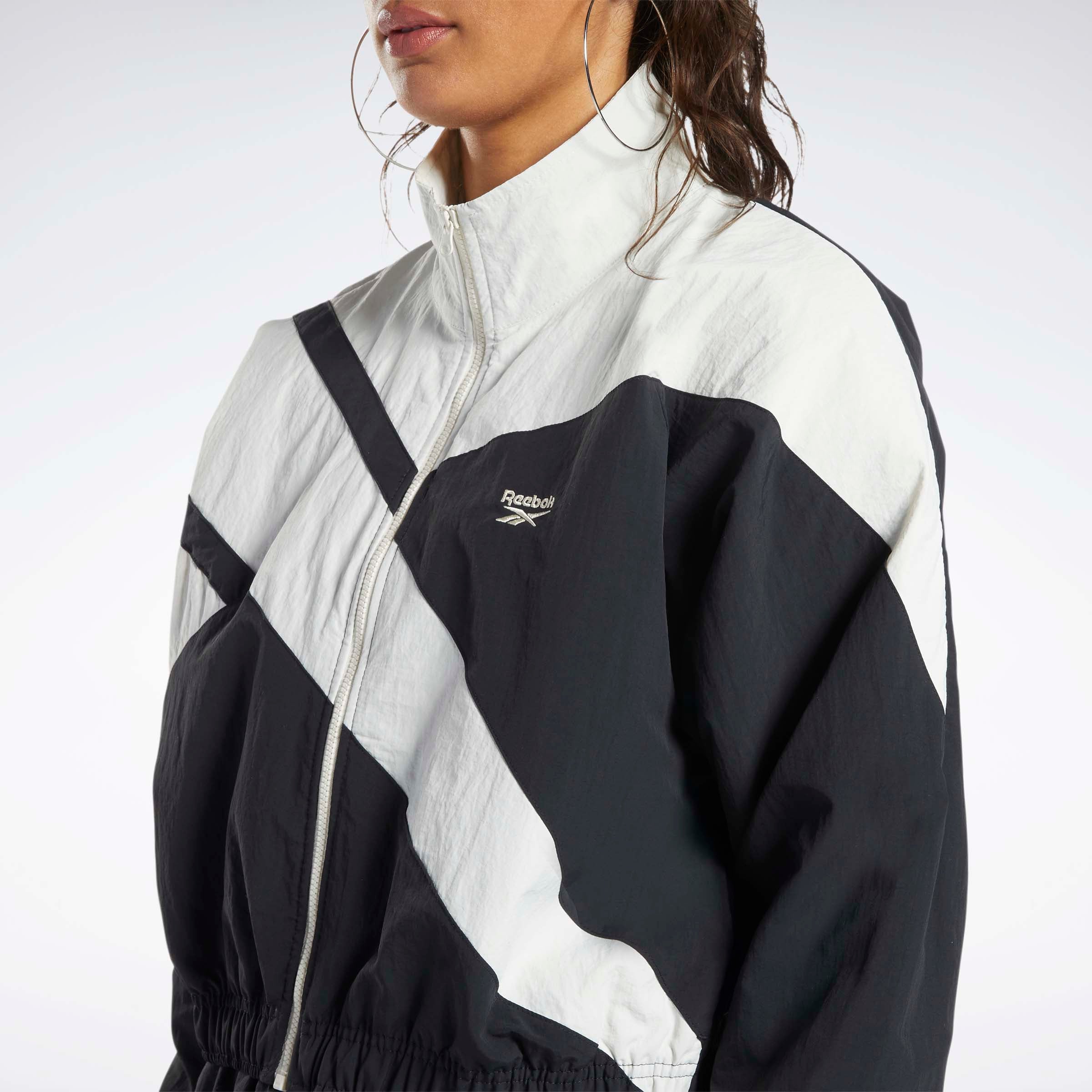 Reebok track sale jacket women's