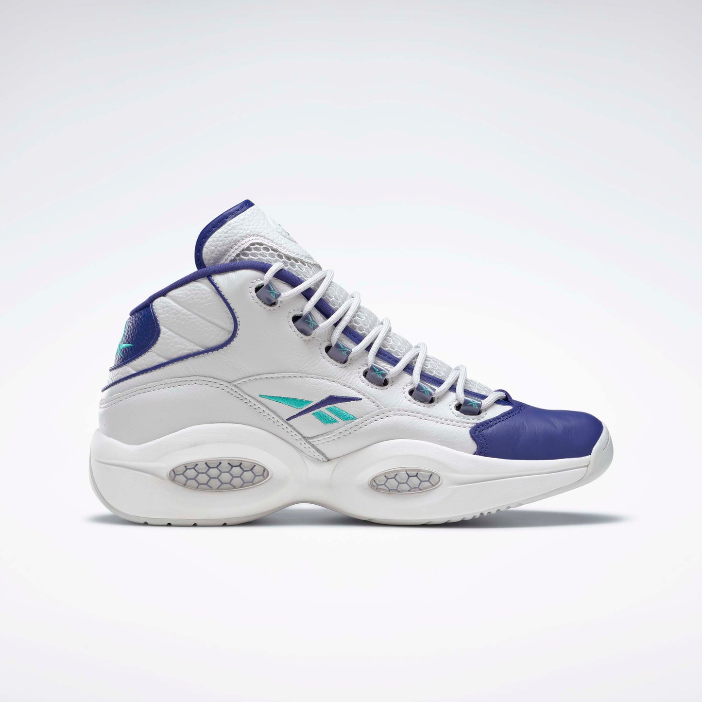 Question Mid Shoes Cold Grey 1/Bold Purple/Teal