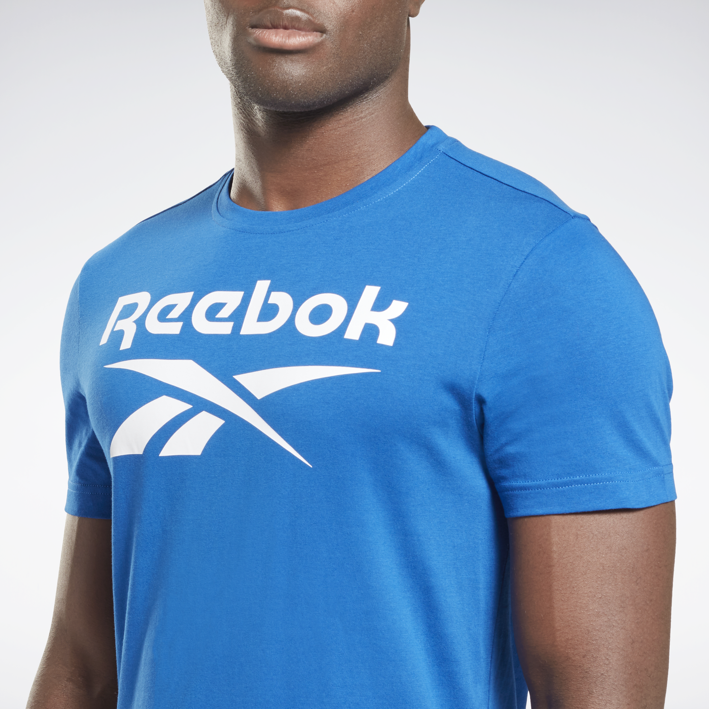 Reebok Identity Big Logo T-Shirt Vector Blue/White
