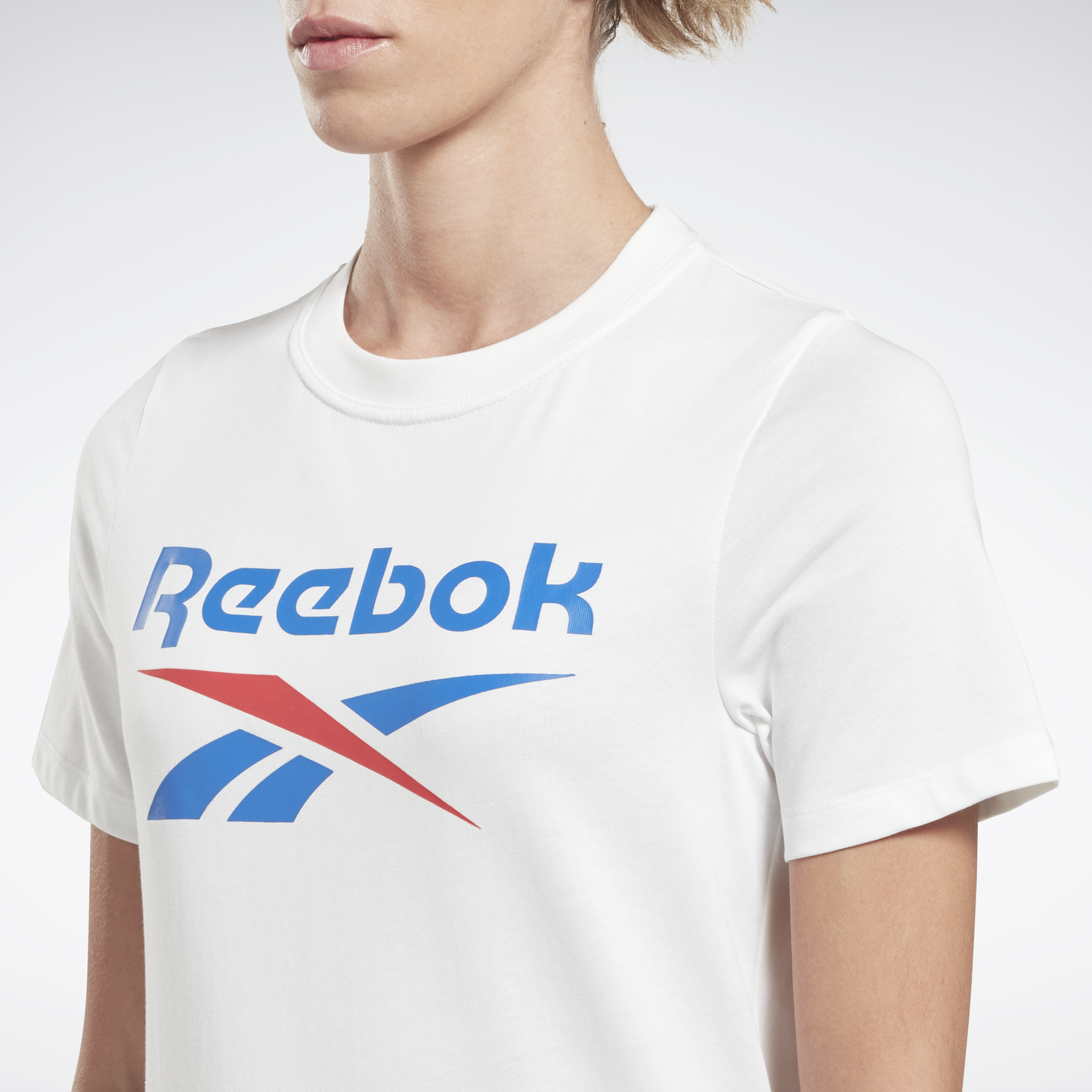Reebok Identity T-Shirt White/Vector Blue