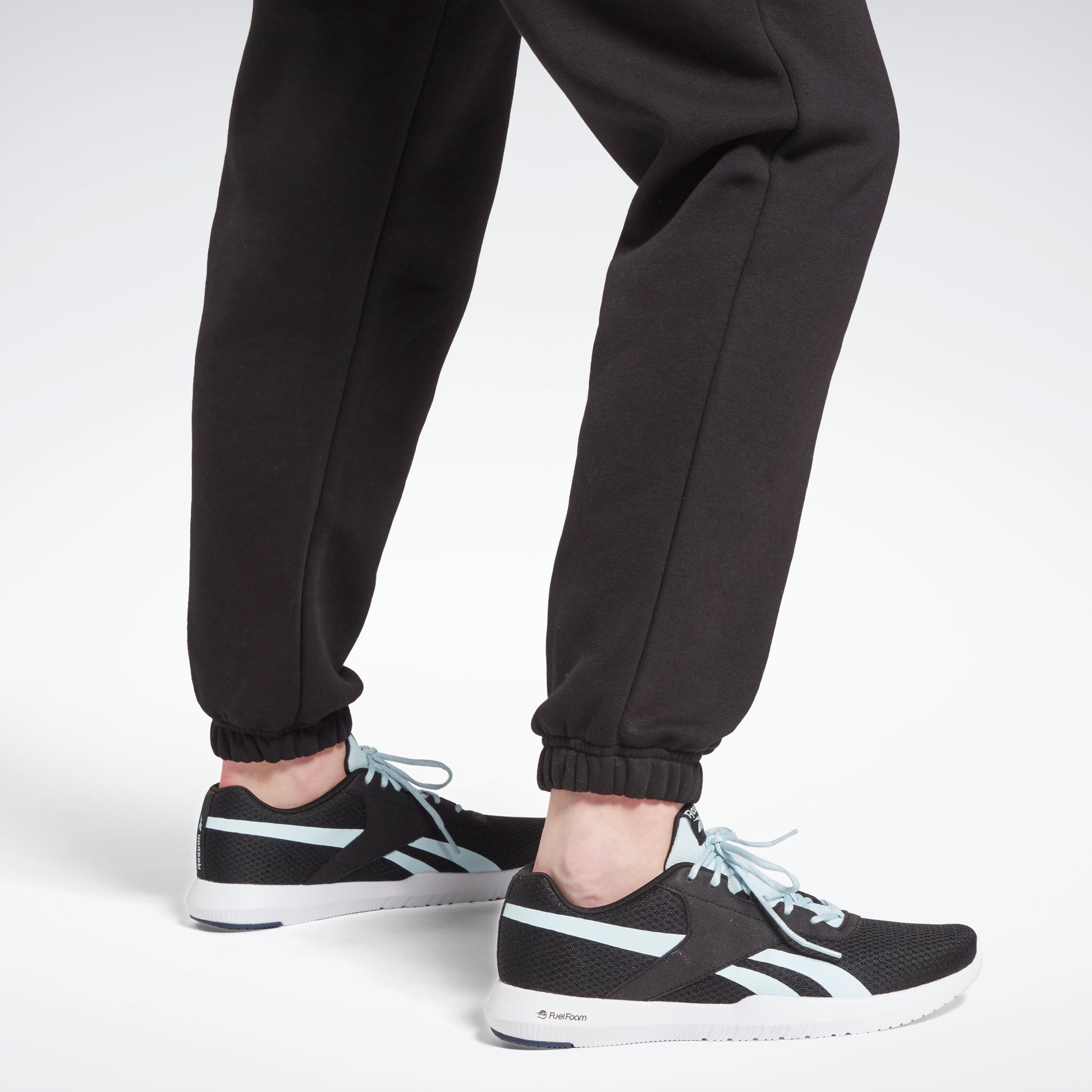 Reebok Identity Fleece Joggers Womens Athletic Pants X Large Black
