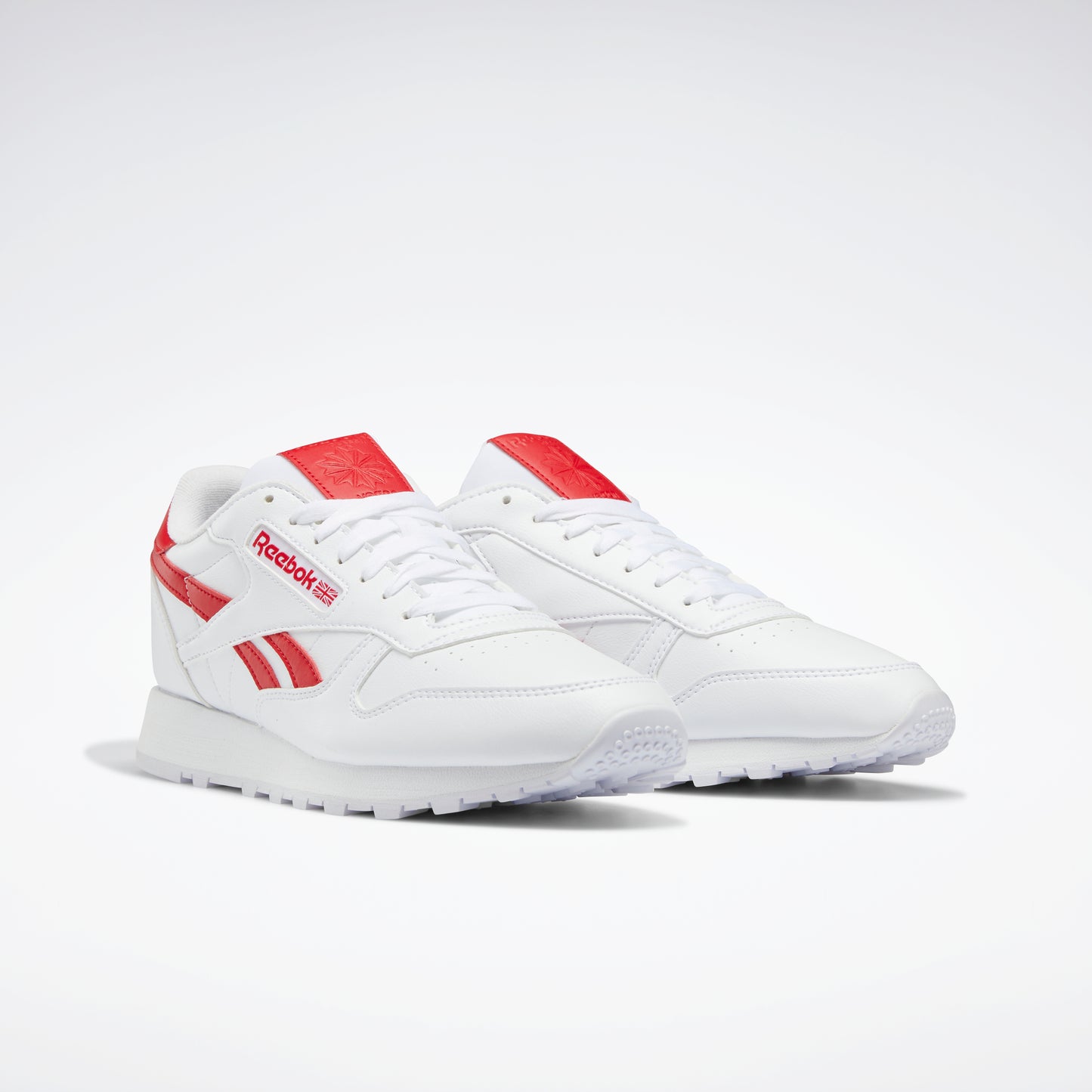 Classic Vegan Shoes White/Vector Red/White