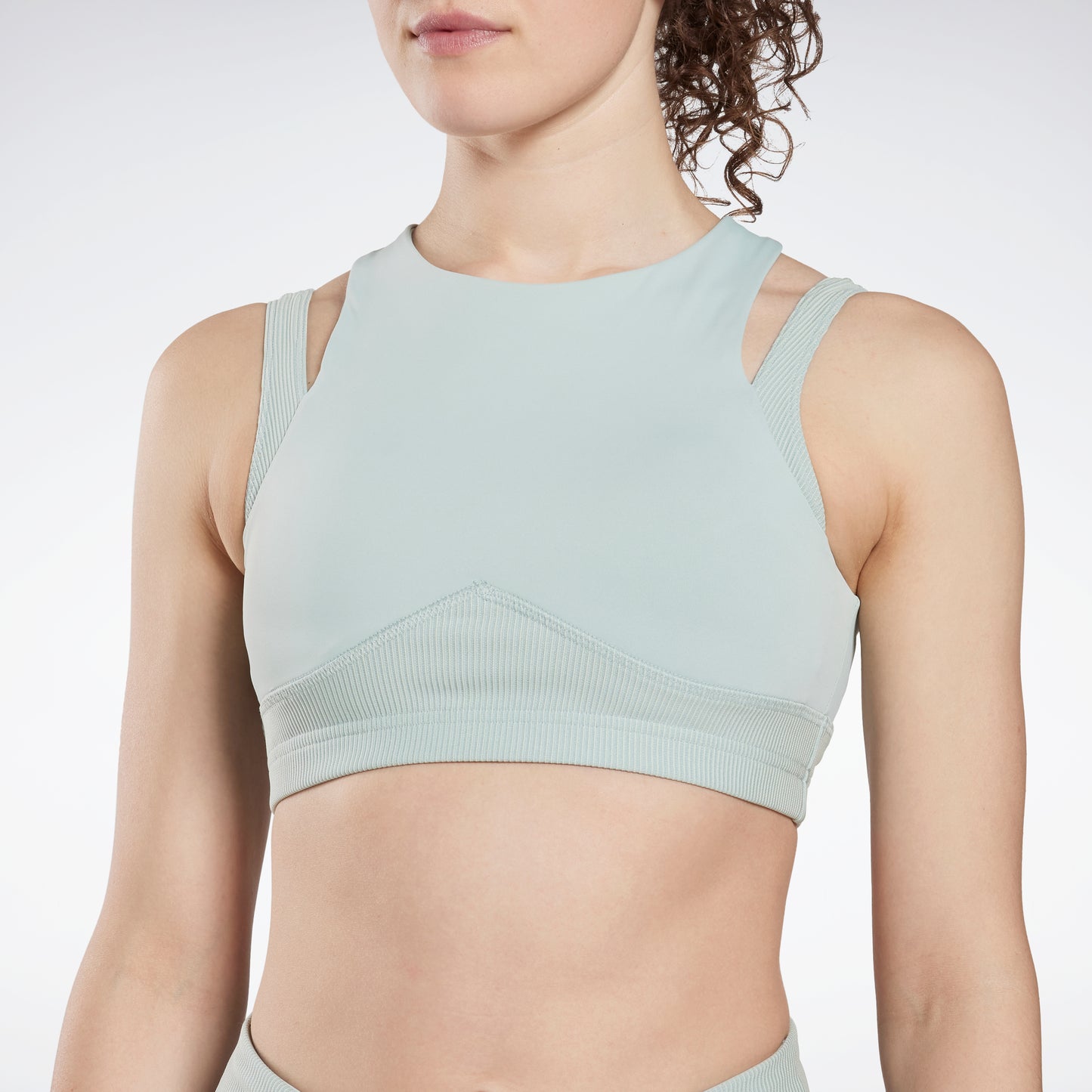 S Layered Bra Top Seaside Grey