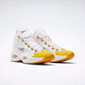 Question Mid Basketball Shoes Wht/Yellow Thread/Ultra Violet