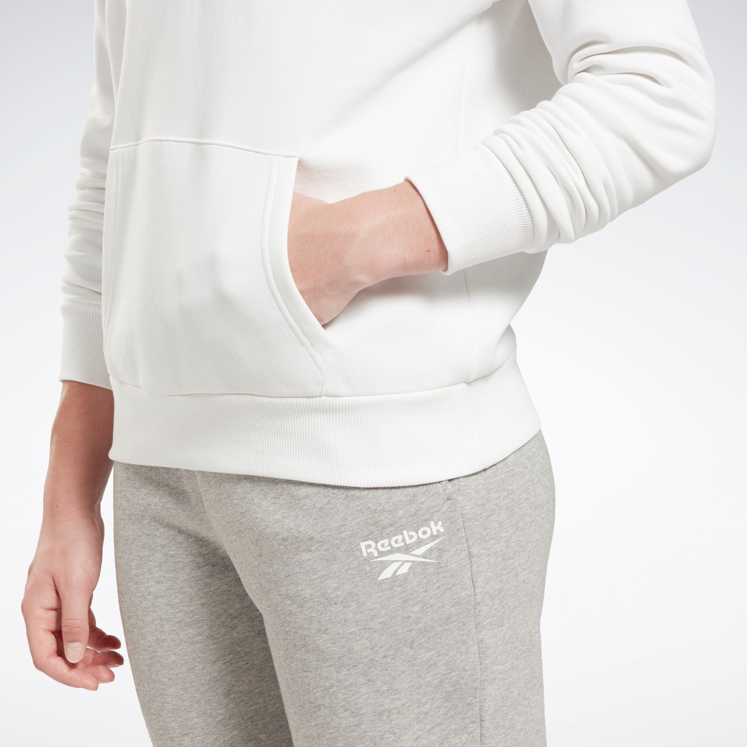 White deals reebok jumper