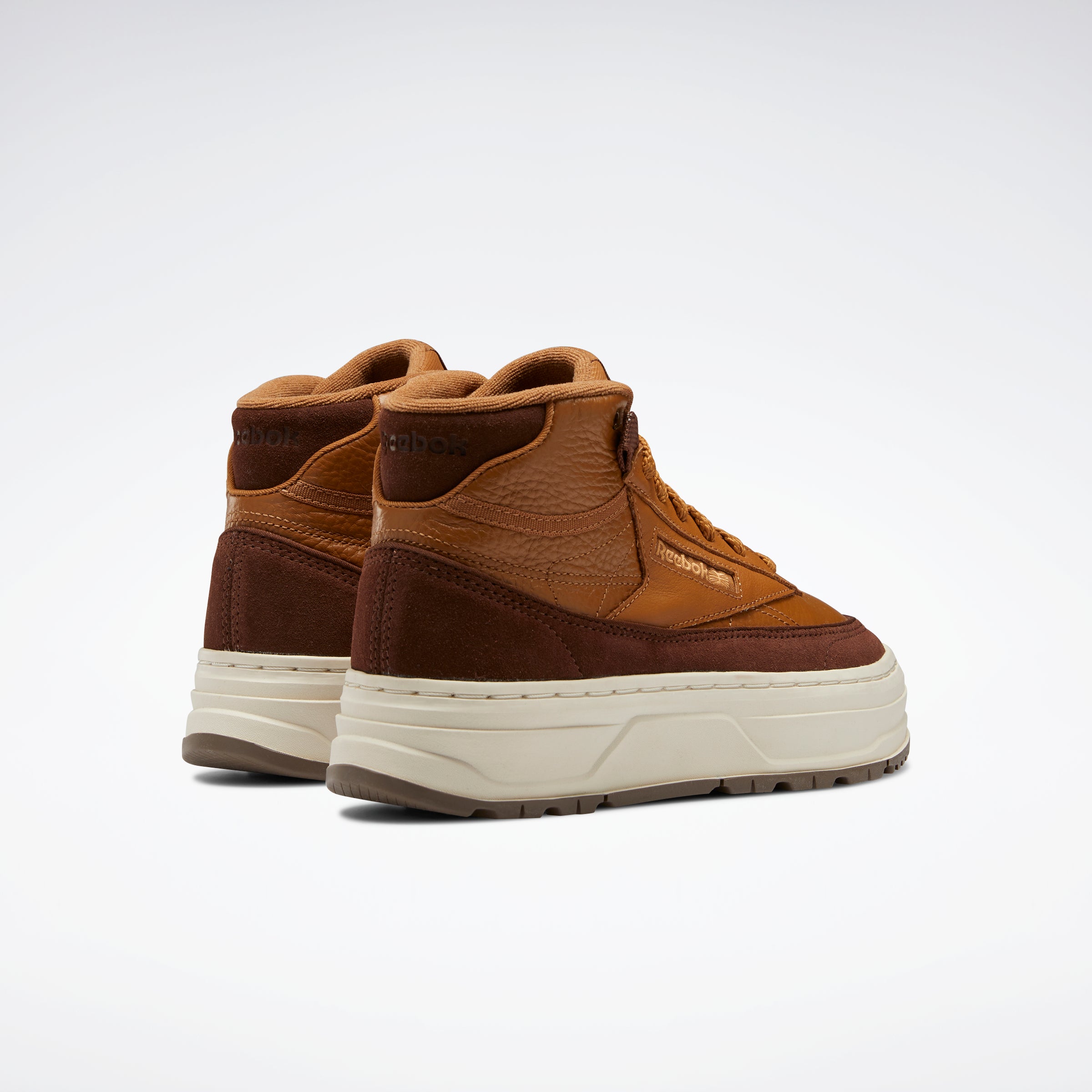 Reebok high tops sales brown