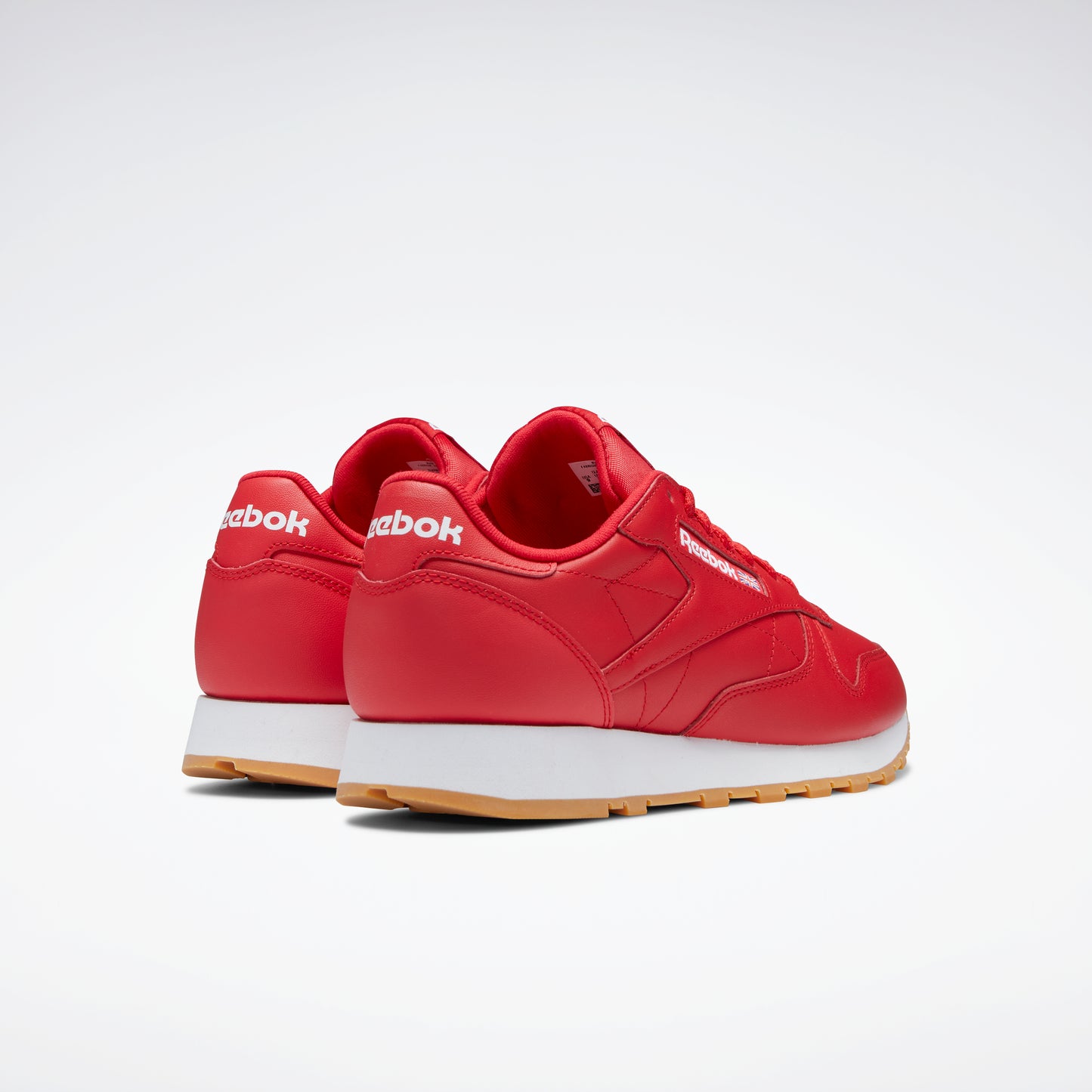 Classic Leather Shoes Vector Red/White