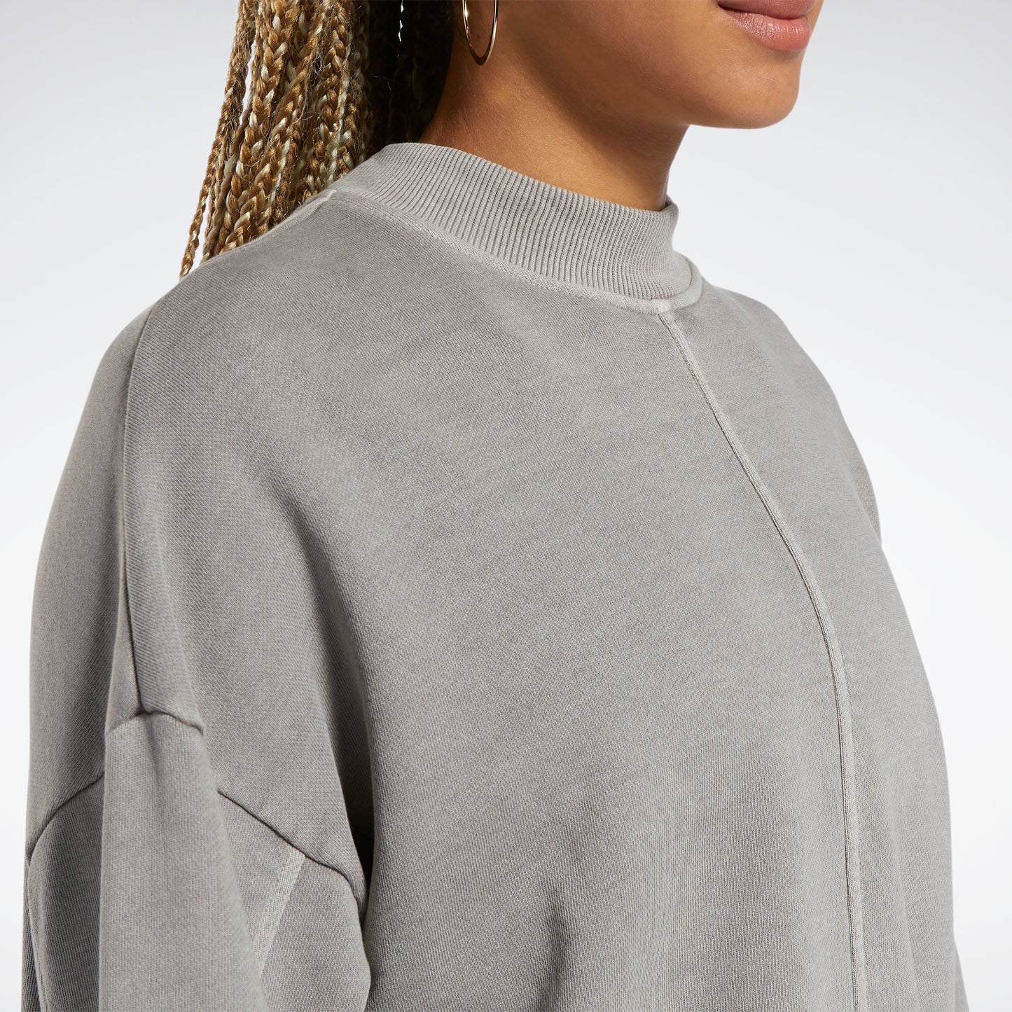 Reebok Classics Natural Dye Small Logo Crew Dress Boulder Grey