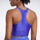 Cardi B One-Shoulder Crop Tank Top Ultima Purple