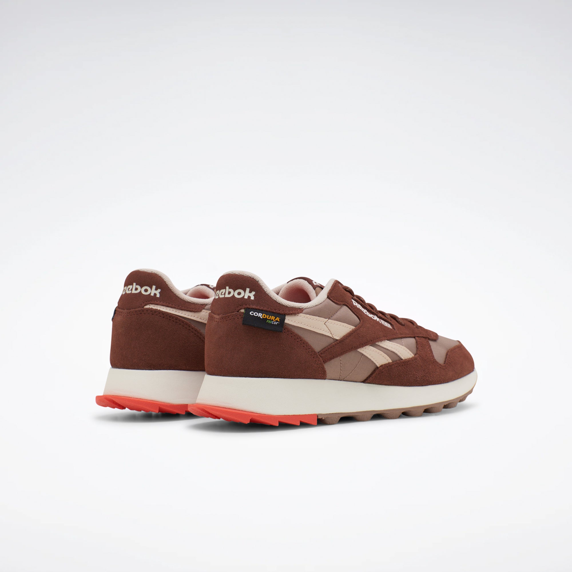 Brown suede reebok store classics