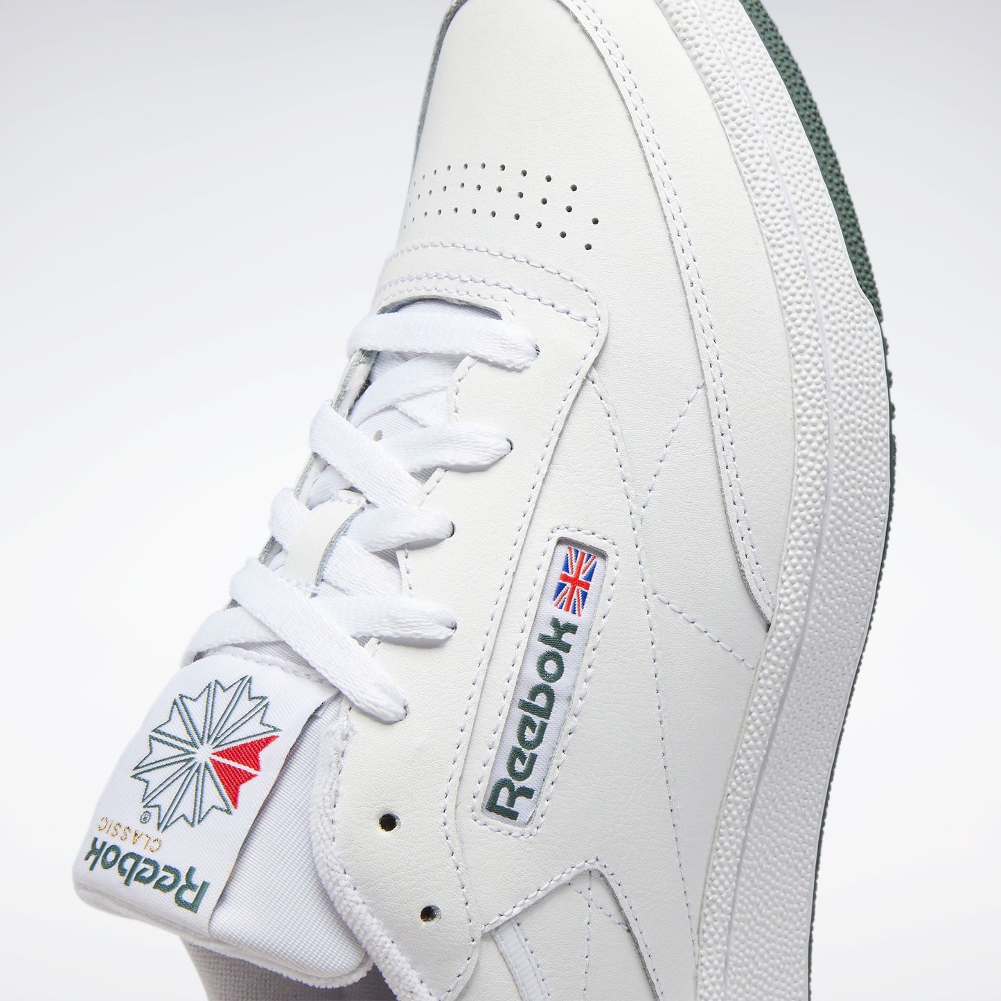 Club C 85 Shoes White/White/Chalk Green