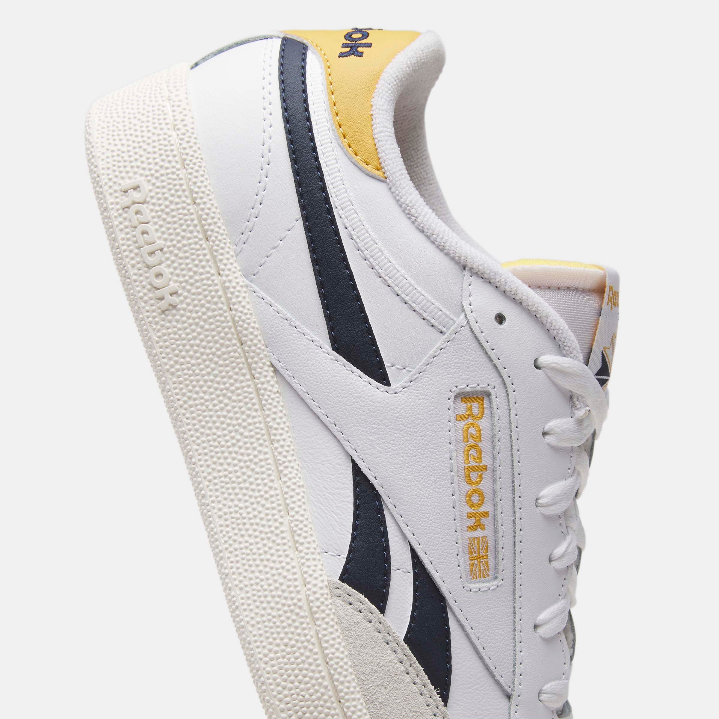 Club C Revenge Men s Shoes White Vector Navy Retro Gold Reebok