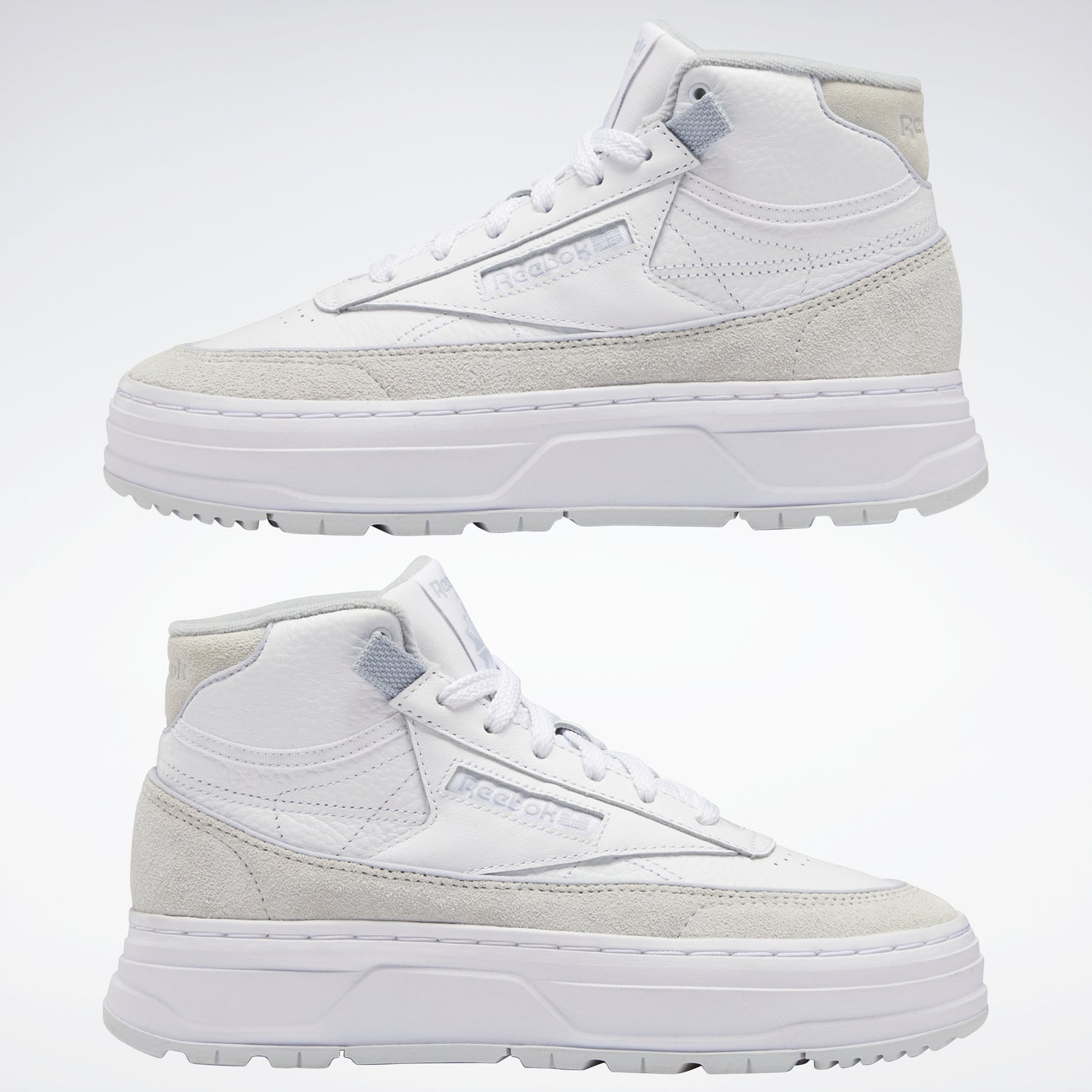 Club C Geo Mid Shoes White/Cold Grey 1/Cold Grey 2