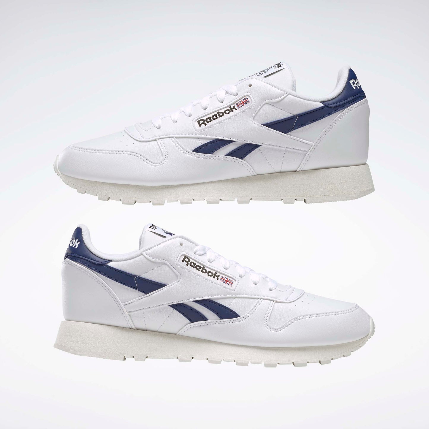 Classic Vegan Shoes White/White/Cobalt